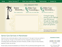 Tablet Screenshot of eldercareconsultingllc.com